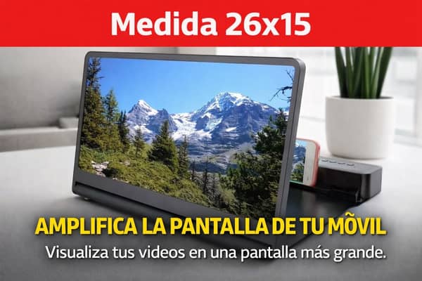 Amplificador de Pantalla bluetooth con parlante